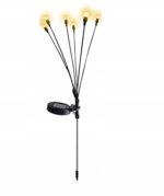 Lampa solarna wbijana Daisy czarny 75 cm 2 szt. - obrazek 5