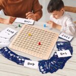 Tabliczka Mnożenia Planszowa Gra Logiczna 2 W 1 - obrazek 6