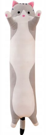 Długi Kotek Maskotka Poduszka Pluszak Kot 70cm XXL - obrazek 3