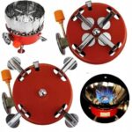 KUCHENKA TURYSTYCZNA MINI Z OSŁONĄ POLOWA GAZOWA + 4 x GAZ ALPEN CAMPING - obrazek 7