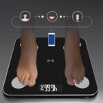 Waga Łazienkowa Kompaktowa BLUETOOTH FALCON SLIM Analityczna SMART 1 sztuka - obrazek 9