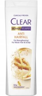 MARKOWY SZAMPON DLA KOBIET MARKI CLEAR ANTI HAIRFALL WOMEN 360 ml - 1Sztuka