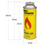 Gaz nabój kartusz gwintowany do kuchenki gazowej Alpen CAMPING 227g / 400ml - obrazek 6