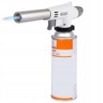 PALNIK BIAŁY PIEZOZAPALARKA GAZOWY NA KARTUSZ CERAMICZNY LUTLAMPA FLAME GUN - obrazek 5