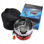KUCHENKA TURYSTYCZNA MINI Z OSŁONĄ POLOWA GAZOWA + 4 x GAZ TIROSS 400ml - obrazek 6