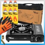 Kuchenka Turystyczna Bavaria 6x Kartusz Gaz Alpen Camping Rękawice Gratis - obrazek 2