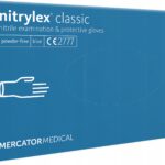 RĘKAWICZKI MERCATOR NITRYLEX CLASSIC R. XS NIEBIESKIE 100 SZTUK