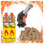Palnik Gazowy Tiross TS706 Piezo + 6x Gaz Alpen + 20 szt Ekopodpałka