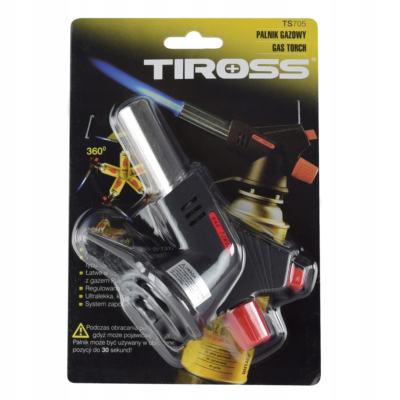 1ba7ffb7da52f552c3b08e24129b7796.jpg PALNIK GAZOWY - TIROSS - 360° z Piezo - TS - 705 - obrazek 1