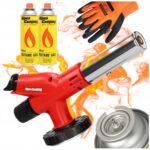 Zestaw Palnik Gazowy Etna + 2x Kartusz Gaz Alpen Camping + Rękawice Gratis