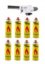 PALNIK GAZOWY KARTUSZ CERAMICZNY BIAY FLAME GUN + 8x GAZ ALPEN CAMPING - obrazek 6