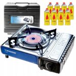 MARKOWA KUCHENKA TURYSTYCZNA TIROSS TS-266 CERAMICZNA + 8x GAZ TIROSS 400ml
