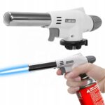 PALNIK GAZOWY BIAŁY FLAME GUN Z PIEZOZAPALARKA LUTLAMPA +1x GAZ ALEPN 400ml - obrazek 12