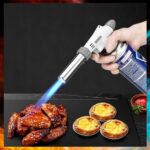 Palnik Gazowy FLAME GUN 920 Ceramiczny Piezo 4 Kartusz Alpen Rękawice Bialy - obrazek 3