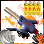 Palnik Gazowy Niebieski TORCH Z Osłonką 4x Kartusz Alpen Rękawice Gratis - obrazek 11