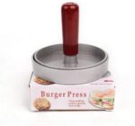 1 szt Prasa do Burgerów Kotletów Aluminiowa z Powłoką Grillową 12cm Solidna - obrazek 6