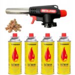 ZESTAW PALNIK GAZOWY META PRO + 4 GAZY TIROSS+5SZT EKOPODPAŁKA GRILL PIEC