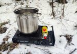 KUCHENKA TURYSTYCZNA CERAMICZNA Z WALIZKĄ +4x KARTUSZE GAZOWE ALPEN CAMPING - obrazek 12