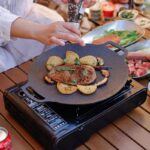 KUCHENKA TURYSTYCZNA CERAMICZNA Z WALIZKĄ +4x KARTUSZE GAZOWE ALPEN CAMPING - obrazek 9