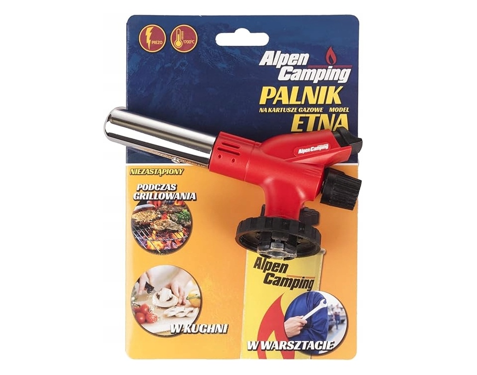 388394d73758008cc9b660d53854d655.jpg PALNIK GAZOWY - ALPEN CAMPING - ETNA Czerwony - obrazek 1