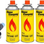 Palnik NIEBIESKI FLAME GUN 915 + 4x Kartusz gazowy ALPEN CAMPING 400ml 227g