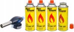 Palnik NIEBIESKI FLAME GUN 915 + 4x Kartusz gazowy ALPEN CAMPING 400ml 227g