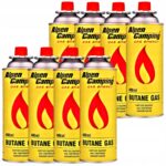 GAZ WKŁAD KARTUSZ 400ML FIRMY ALPEN CAMPING KUCHENKA GAZOWA PALNIK x8 SZTUK