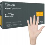 Rękawiczki Winylowe Bezbarwne pak* 100 sztuk XS MERCATOR