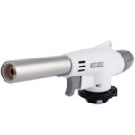 1x Palnik Gazowy Ceramiczny FLAME GUN BIAŁY + 6 x Gaz Kartusz TIROSS 400 ml - obrazek 5