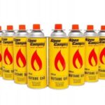 MARKOWY KARTUSZ GAZOWY ALPEN CAMPING DO KUCHENKI PALNIKA 400ml - 10 sztuk