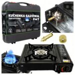 Kuchenka gazowa turystyczna 1-palnikowa w walizce RC-K-1737 + 4x kartusz - obrazek 6