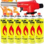 PALNIK GAZOWY NA KARTUSZE ALPEN VULCANO GRILL + 6 x GAZ ALPEN CAMPING 400ml