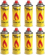 PALNIKI OLYMP i VULCANO ALPEN CAMPING + 8x KARTUSZE GAZ 400ML + RĘKAWICE - obrazek 7