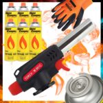 Palnik Gazowy TORCH 360 M961-C Piezo 6x Kartusz Alpen Rękawice Gratis - obrazek 2