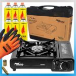 Kuchenka Turystyczna Gazowa Bavaria +6x Kartusz Gaz Tiross +Rękawice Gratis - obrazek 2