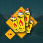 KUCHENKA TURYSTYCZNA GAZOWA PRZENOŚNA Z WALIZKĄ CZARNĄ 2w1 + 4 x GAZ ALPEN - obrazek 4