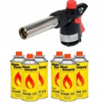 MARKOWY ZESTAW PALNIK GAZOWY CERAMICZNY OPALARKA YATO-36712 + 6 x GAZ ALPEN