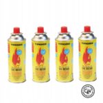 4 x KARTUSZ NABÓJ GAZOWY GAZ DO KUCHENKI PALNIKA PIECYKA FIRMY TIROSS 400ml