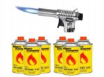MARKOWY ZESTAW PALNIK TIROSS TS 708 Z PIEZO CERAMICZNY DYSZĄ + 6x GAZ ALPEN