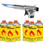 MARKOWY ZESTAW PALNIK TIROSS TS 708 Z PIEZO CERAMICZNY DYSZĄ + 6x GAZ ALPEN