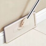 MOP PŁASKI Z WYCISKACZEM DO PODŁOGI + DWUKOMOROWE WIADRO + 2 WKŁADY CHŁONNE - obrazek 2