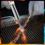 Palnik Gazowy FLAME GUN 920 Ceramiczny Piezo 4 Kartusz Alpen Rękawice Bialy - obrazek 5