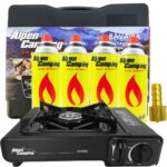 Kuchenka Turystyczna Gazowa MARKOWA Alpen Camping MODEL Bavaria + 4 x GAZ