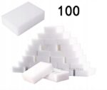 100 x MAGICZNA GĄBKA MAGICZNE GĄBKI do czyszczenia BRUDU GRUBE 2 cm 100 szt