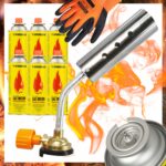 Zestaw Palnik Gazowy Dekarski 360° + 6x Kartusz Gaz Tiross +Rękawice Gratis - obrazek 2