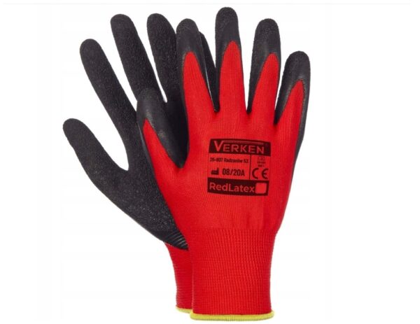 Rękawice Robocze -V- RedLatex roz. 11/XXL