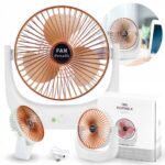Wentylator Elektryczny FAN LED Mix Kolor - WK -