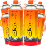 6x GAZ KARTUSZ NABÓJ GAZOWY DO KUCHENKI PALNIKA PIECYKA MARKOWY ELICO 393ml