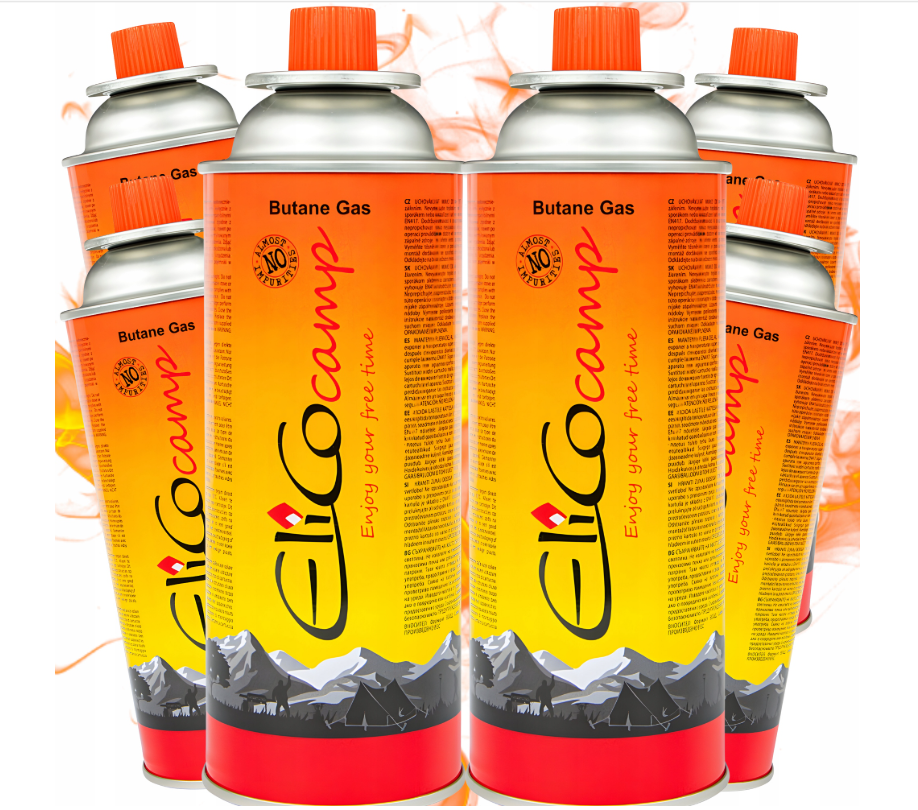 82f9555b9e3477c04a87778f9890bcaf.png 6x GAZ KARTUSZ NABÓJ GAZOWY DO KUCHENKI PALNIKA PIECYKA MARKOWY ELICO 393ml - obrazek 1
