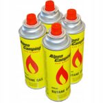 GAZ KARTUSZ GAZOWY NABÓJ KUCHENKI PALNIKA ALPEN CAMPING 400ML 5 SZTUK - obrazek 5